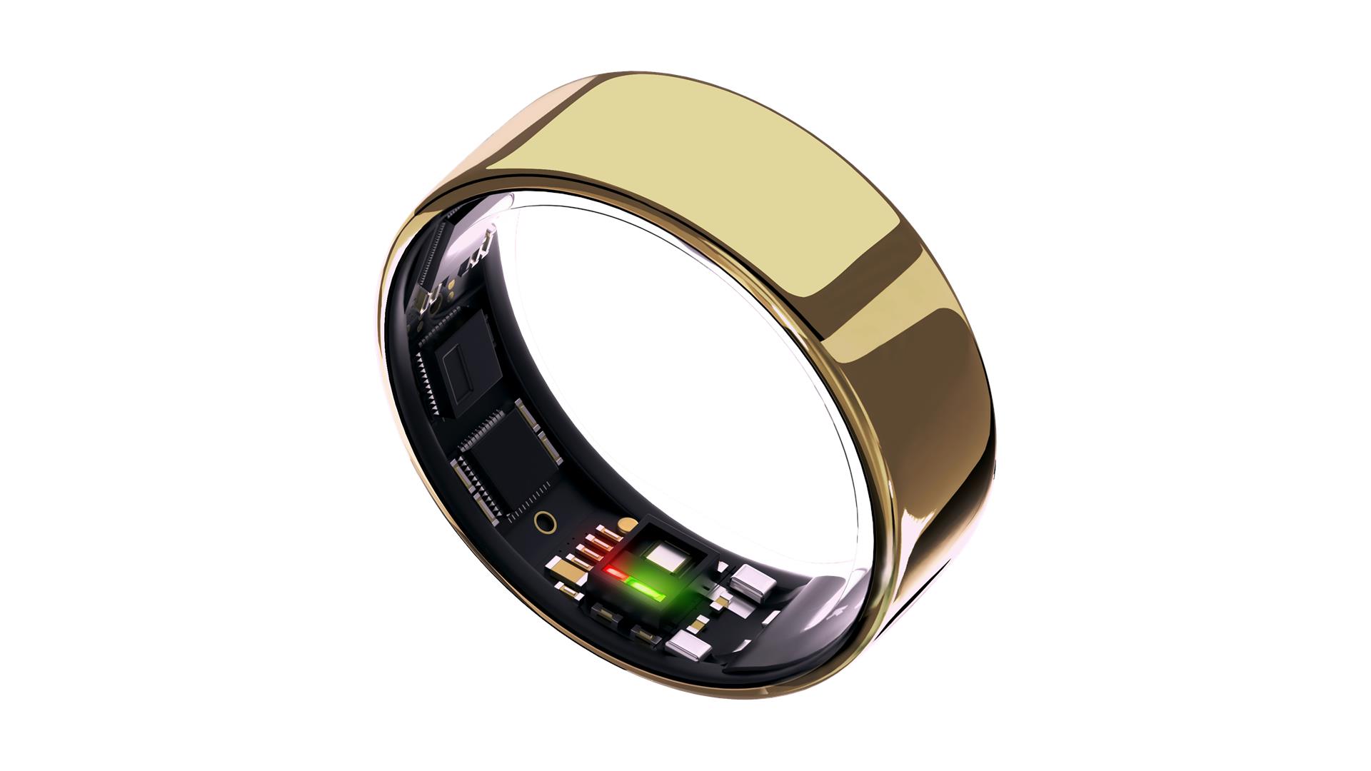 Ultrahuman Ring Air gredzens, Zelta krāsa, 12