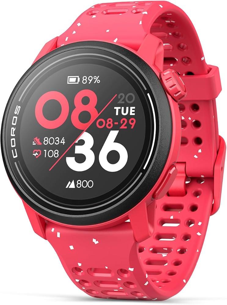 COROS PACE 3 GPS Sport Watch, Red