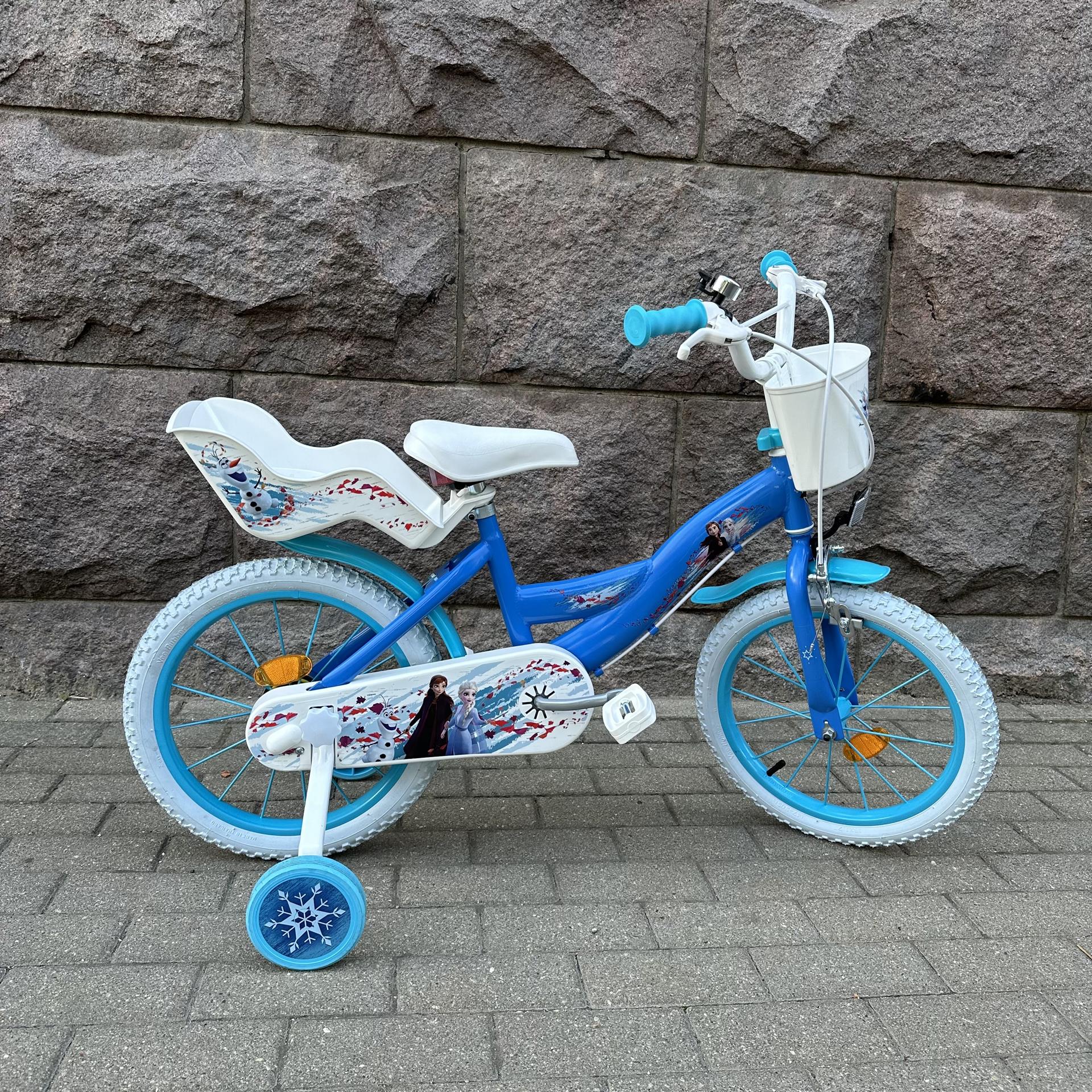 Frozen bicycle with training wheels best sale