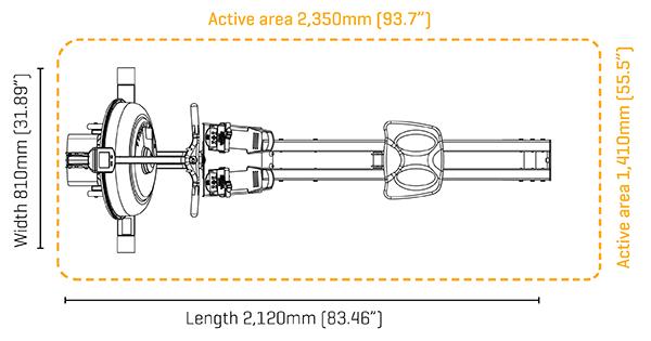 Fluid Rower Vortex VX-2, Silver