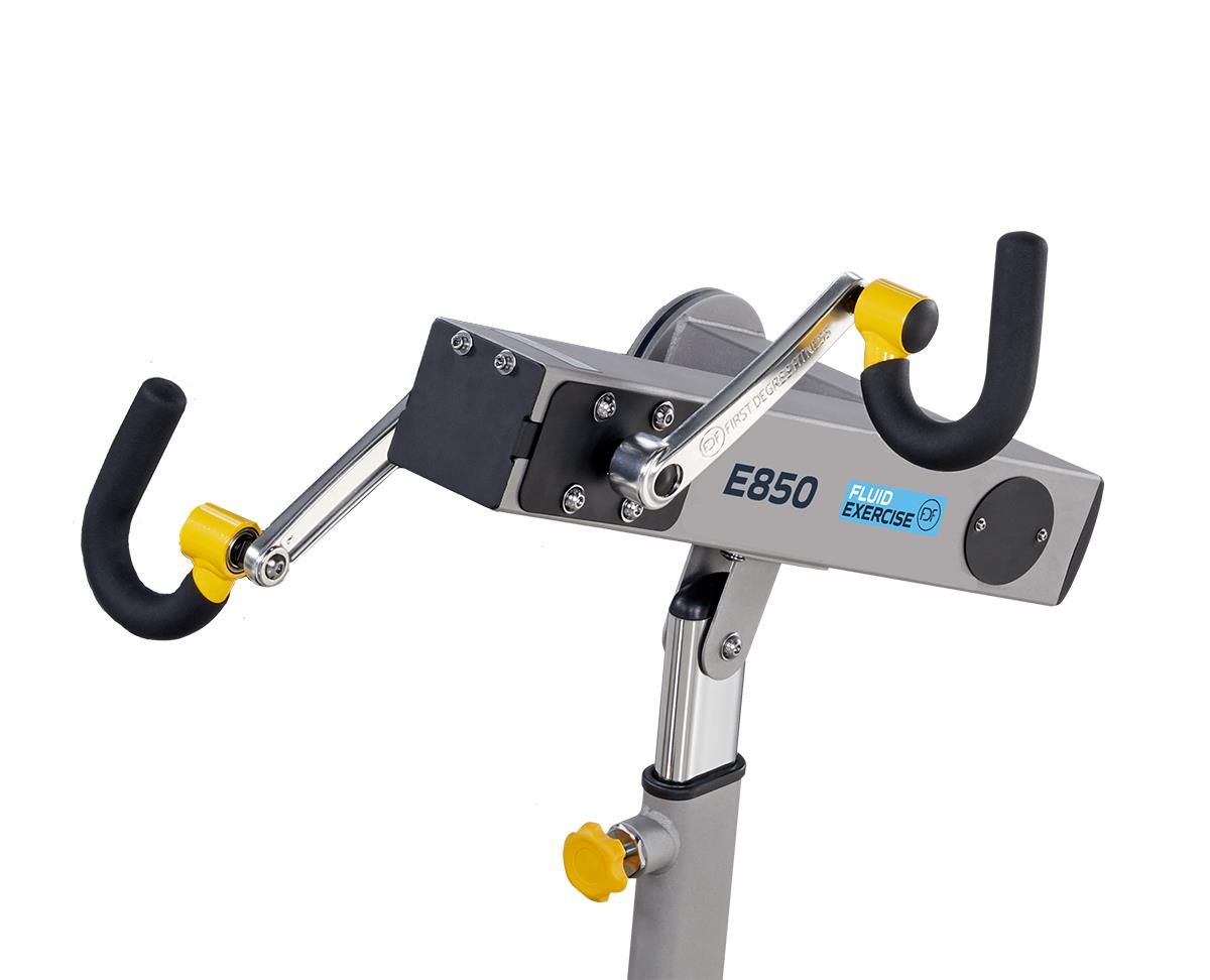 Fluid Exercise E850 UBE Ķermeņa augšdaļas ergometrs, Sudraba