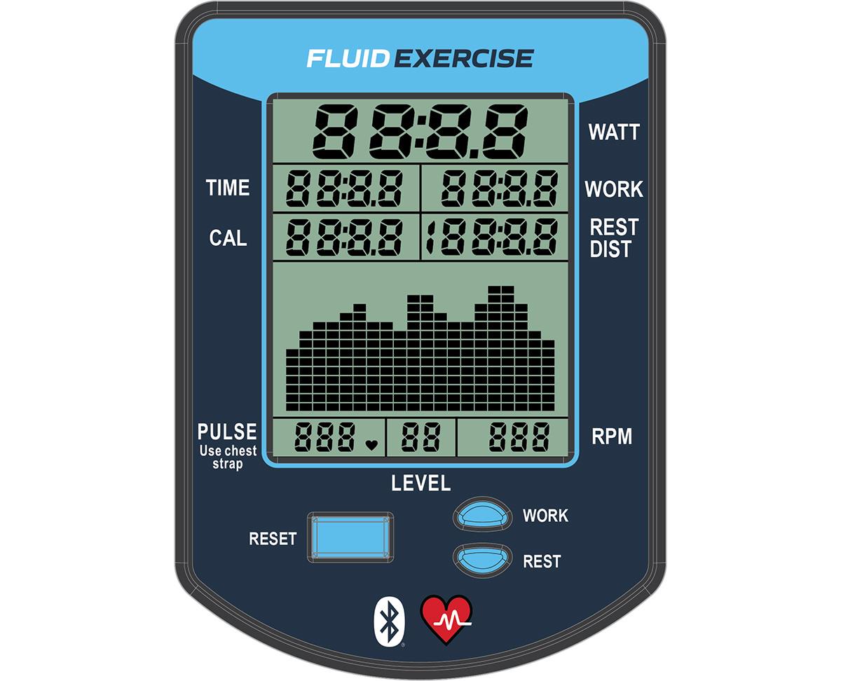 Fluid Exercise E850 UBE Ülakeha ergomeeter, hõbedane