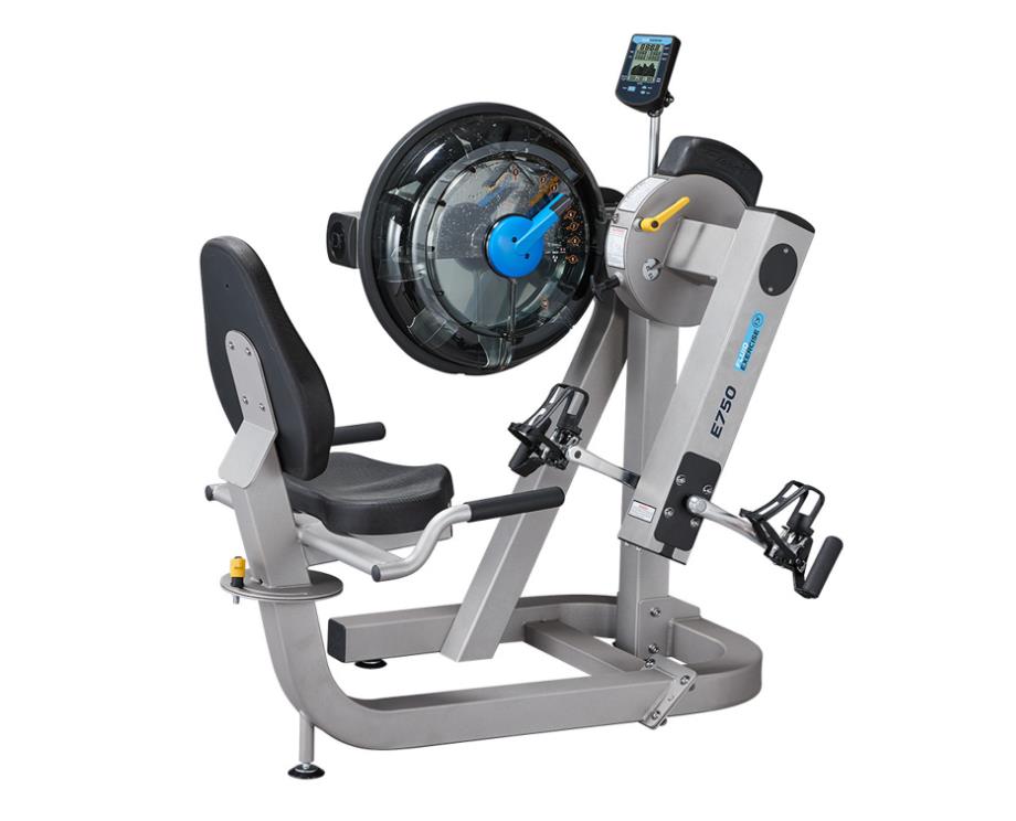 Fluid Exercise E750 Cycle Ķermeņa augšdaļas ergometrs, Sudraba