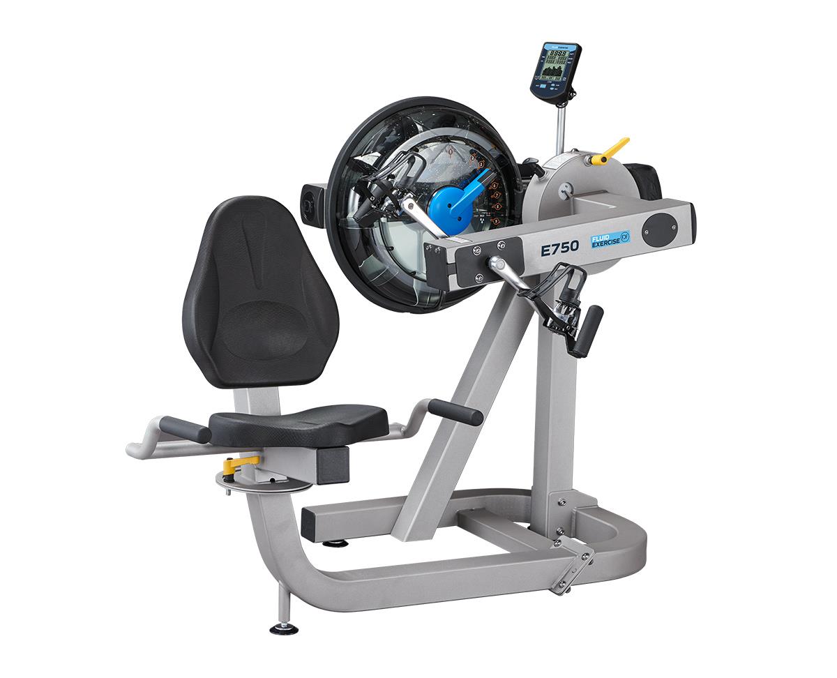 Fluid Exercise E750 Cycle Ķermeņa augšdaļas ergometrs, Sudraba