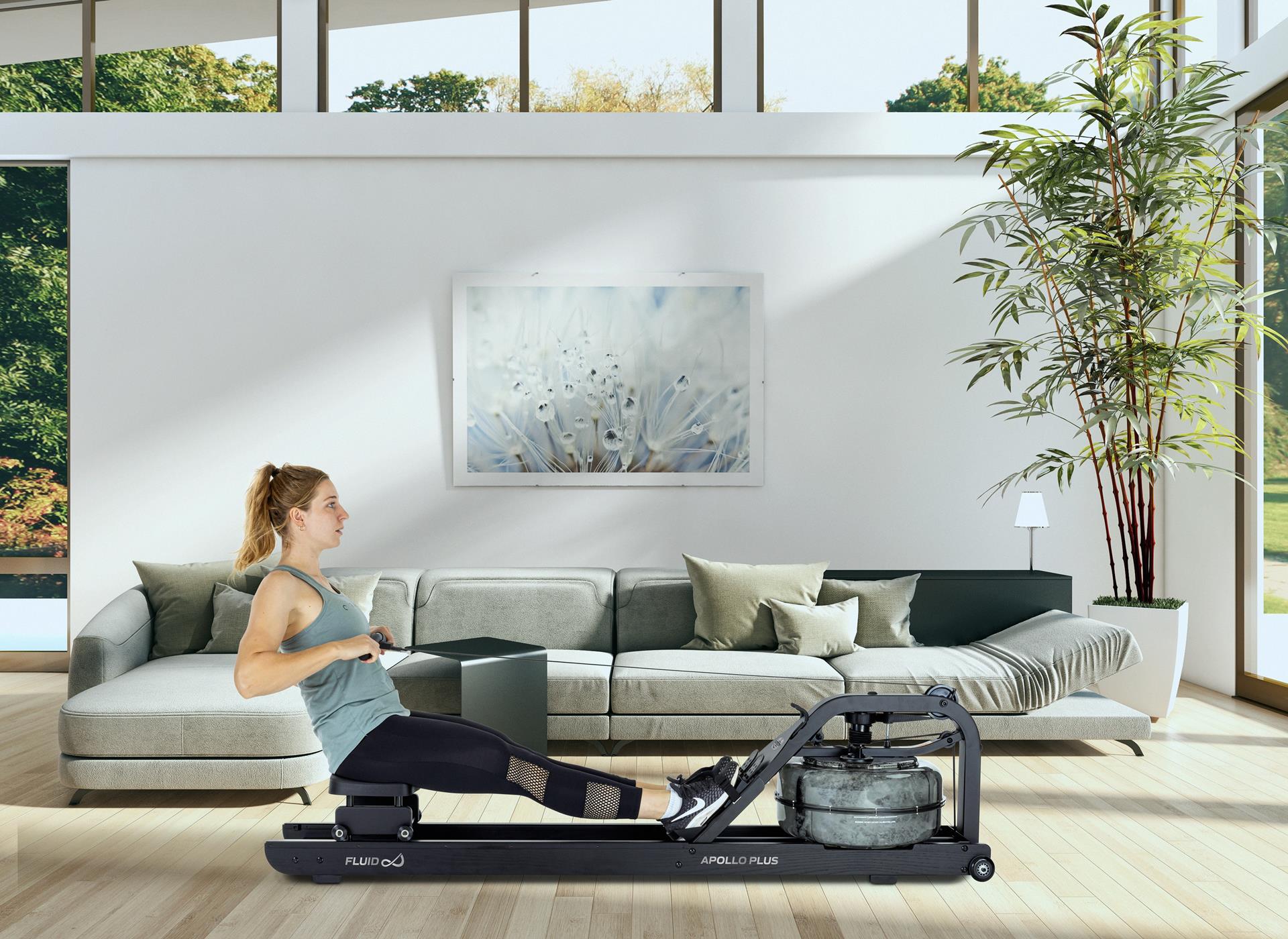 Fluid Rower Apollo Plus, Black