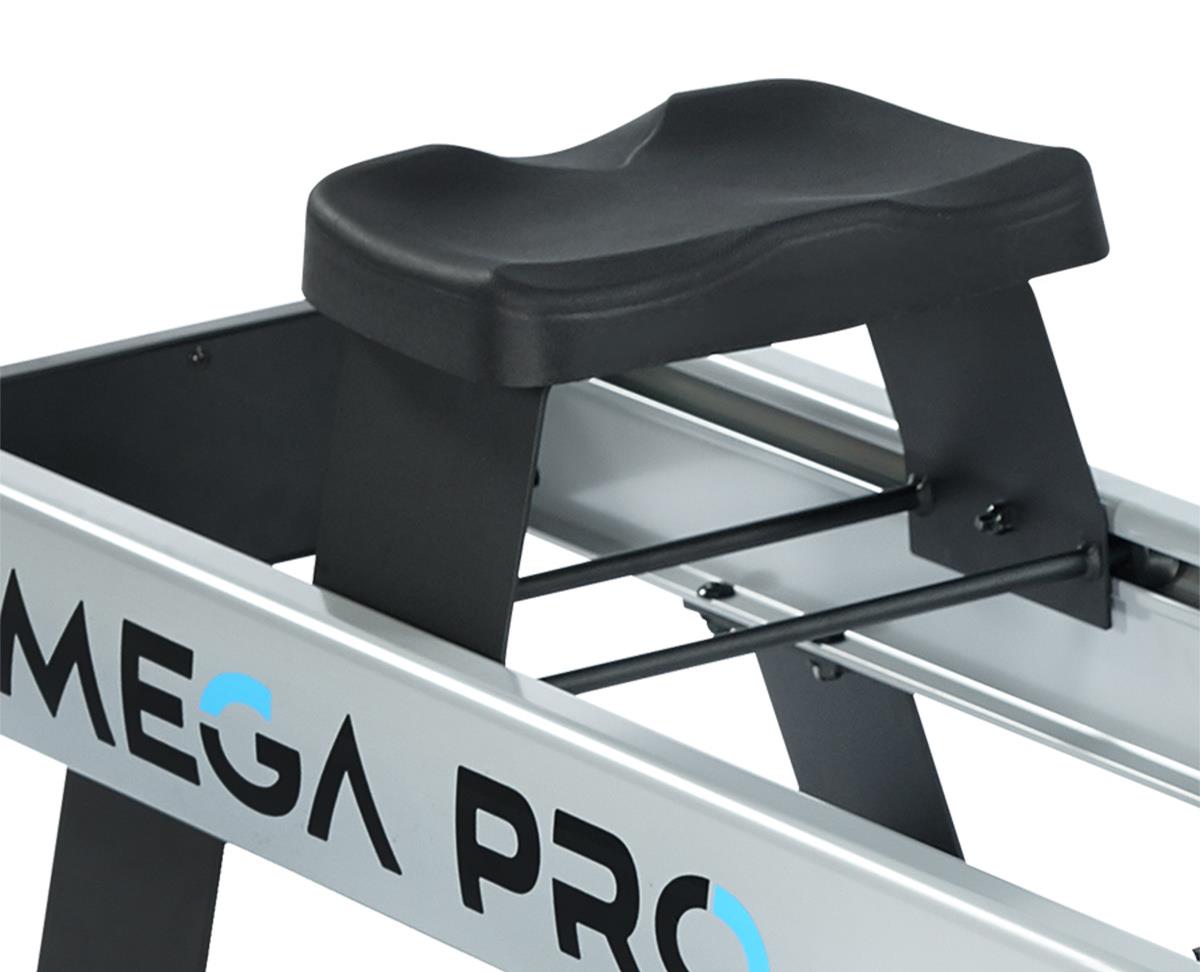 Fluid Rower Mega Pro XL Airēšanas trenažieris, Sudraba