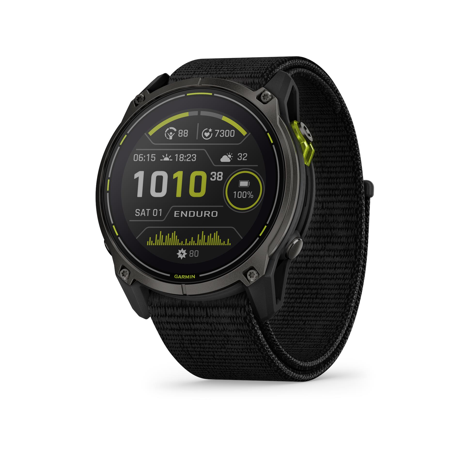 Garmin Enduro 3 GPS Смарт-часы, черный