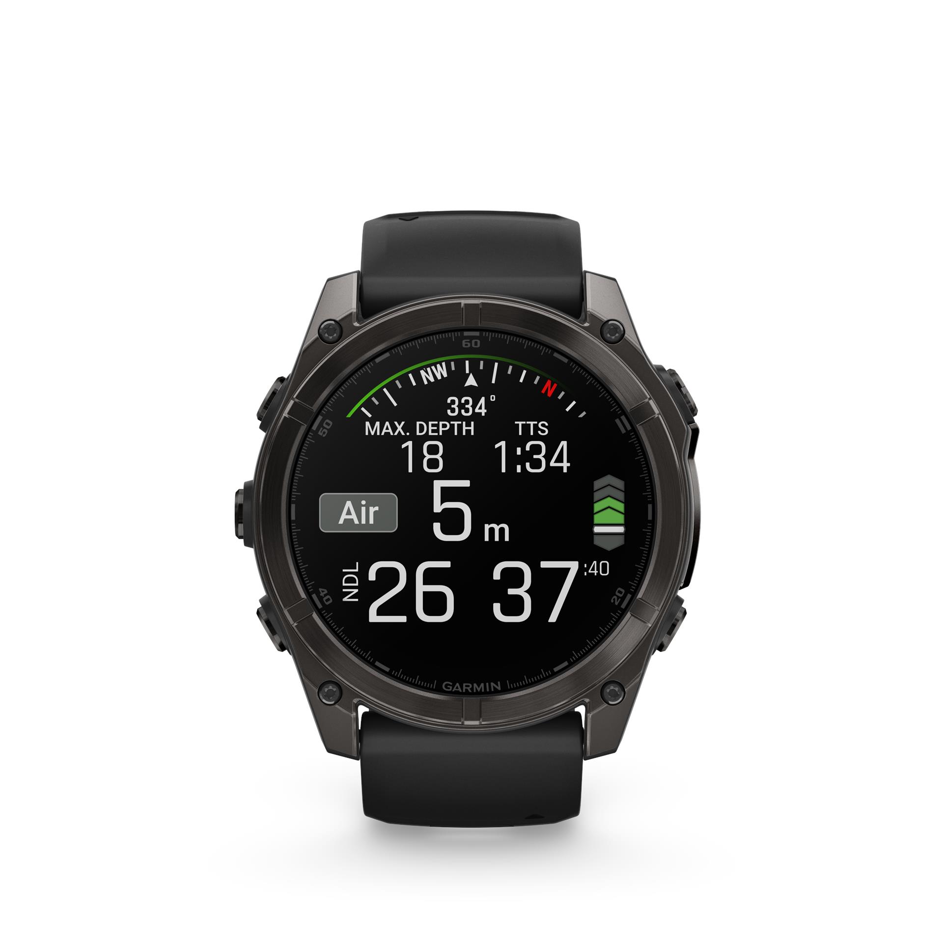 Garmin Fenix 8 AMOLED Sapphire часы, 51 mm, Титан с оранжевым/графитовым силиконовым ремешком