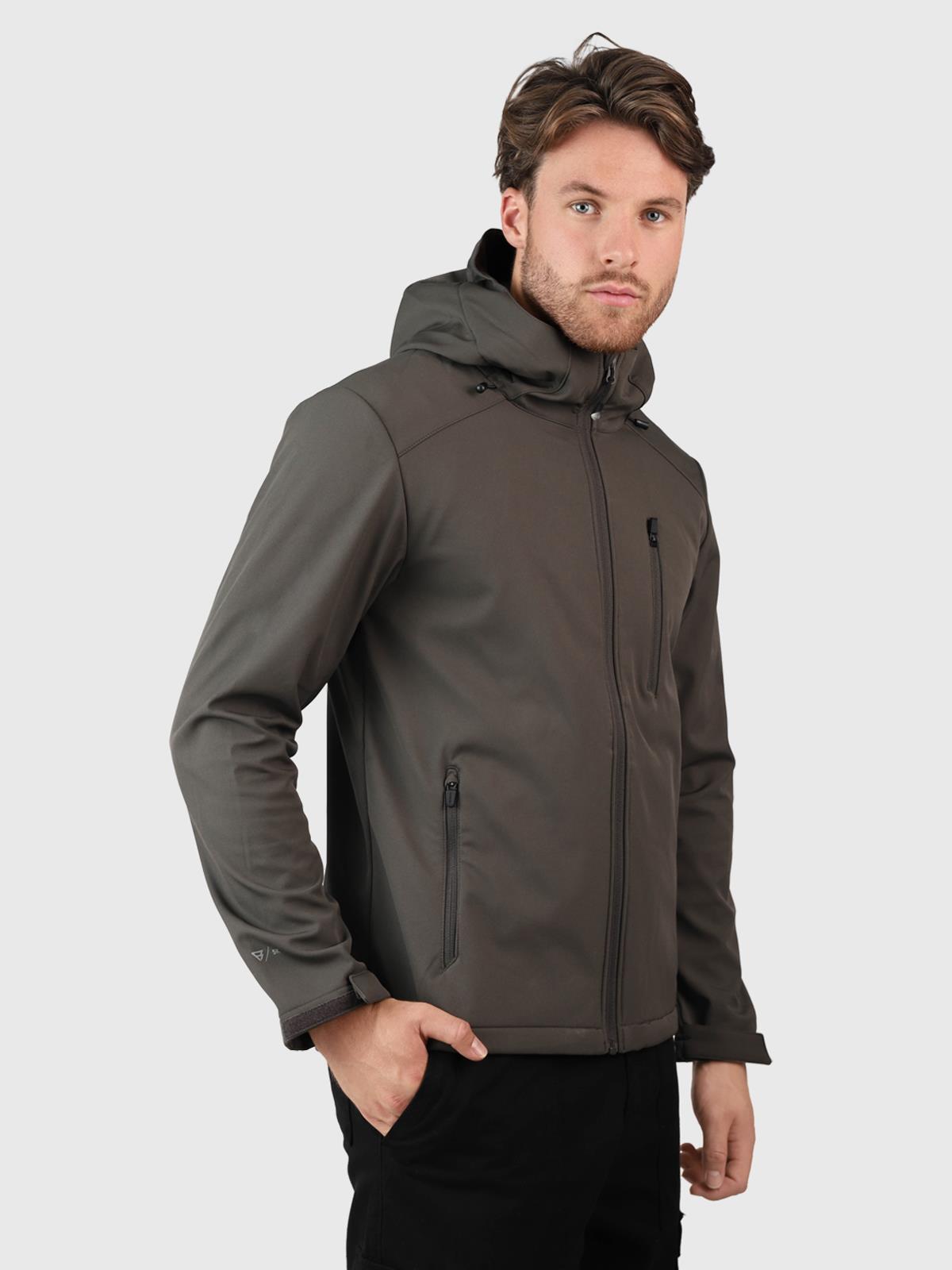 Brunotti Mib Мужская куртка Softshell, L, Темно-зеленая