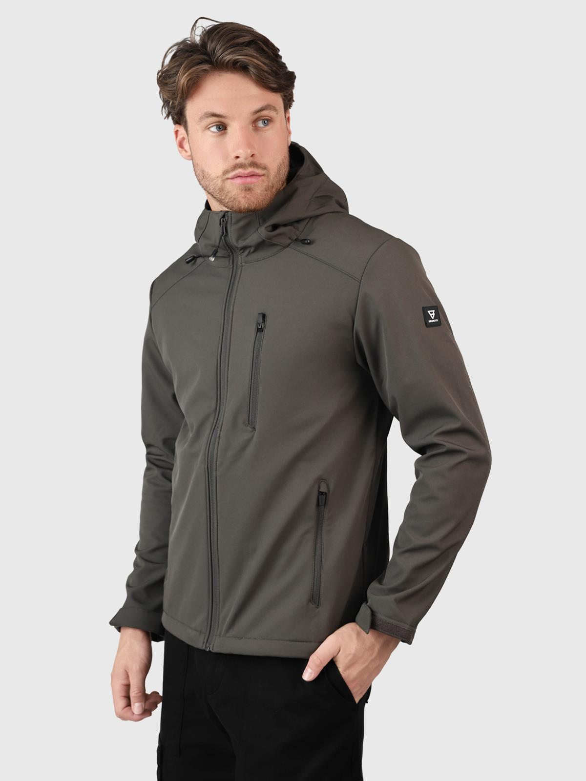 Brunotti Mib Vyriška Softshell striukė, M, Tamsiai žalia