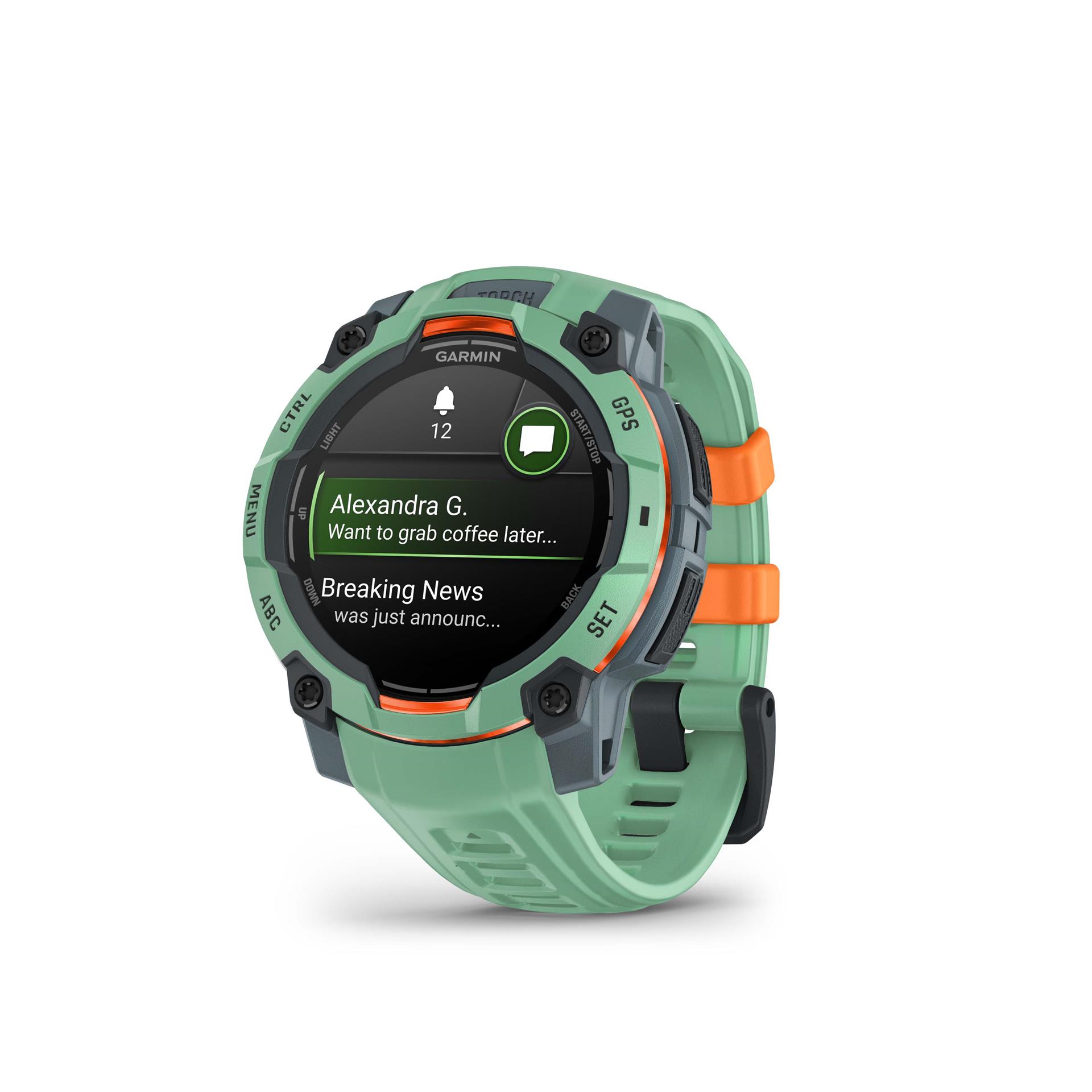 Garmin Instinct 3 smartwatches, AMOLED, 45 mm, Neotropic with Neotropic Band