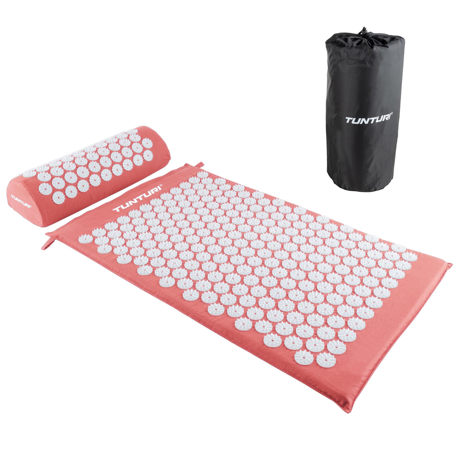 Tunturi Acupressure Mat And Pillow, Rose Gold