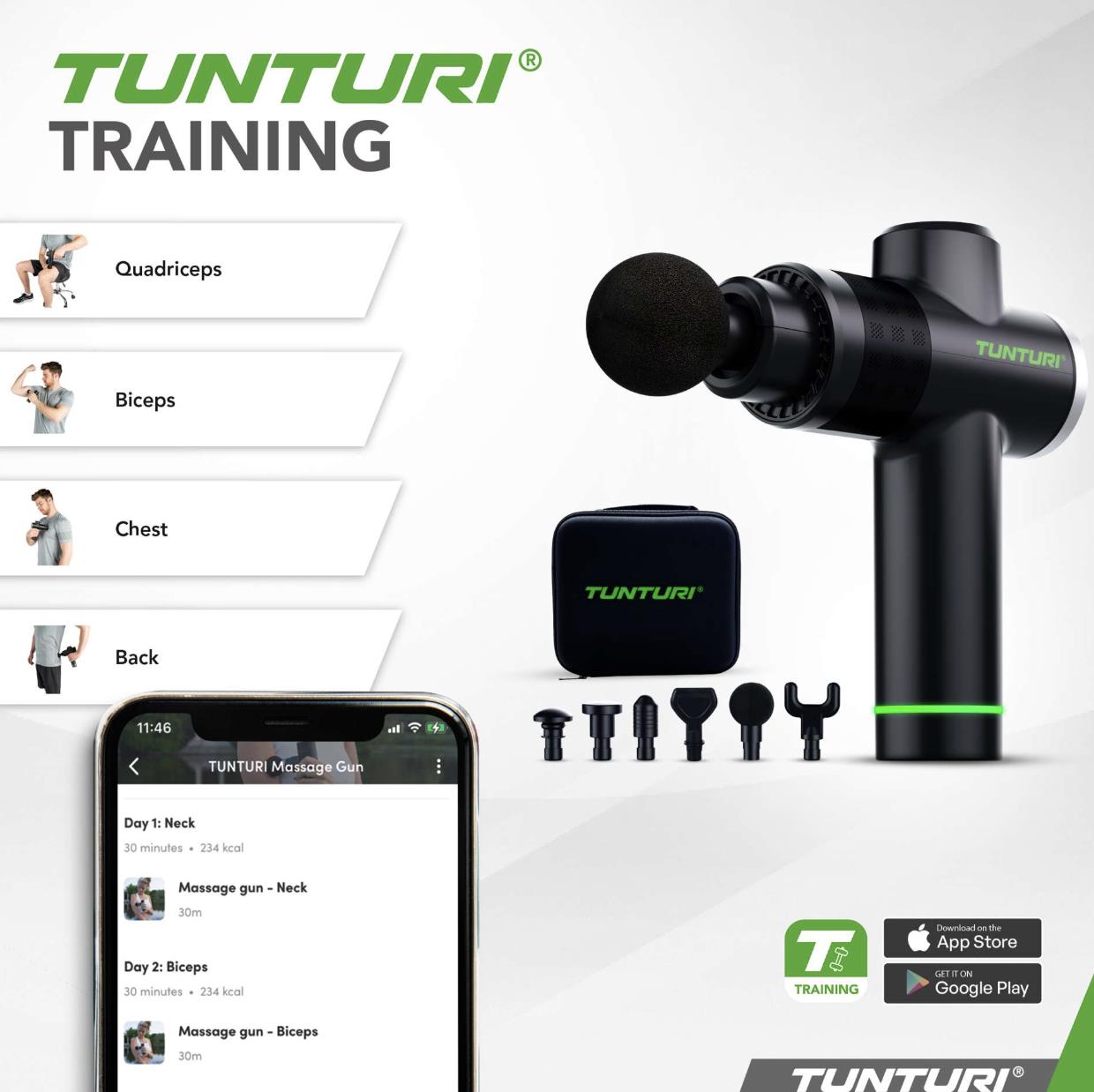 Tunturi MG40 Massage Gun