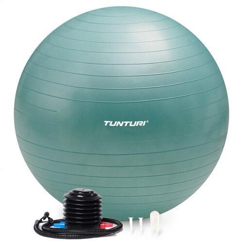 Tunturi Gymball with pump 90cm, Antiburst, Petrol