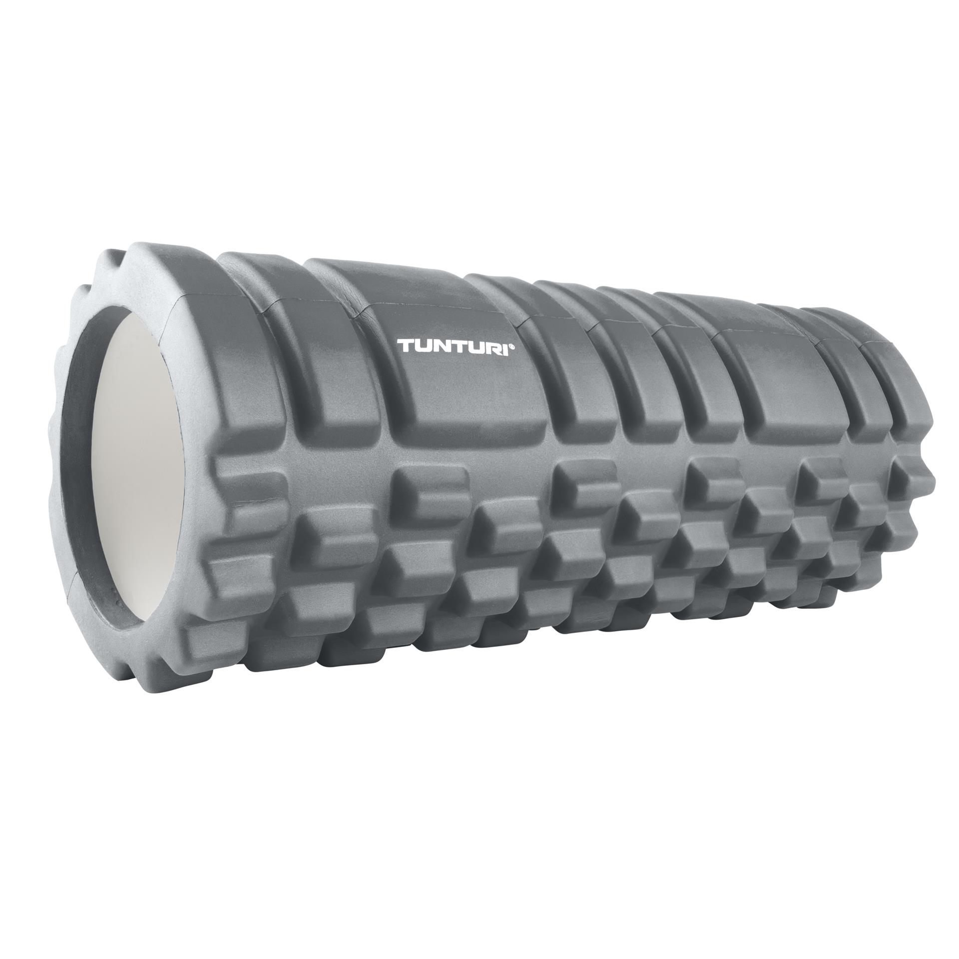 Tunturi Yoga Grid Foam Roller, 33cm, Grey