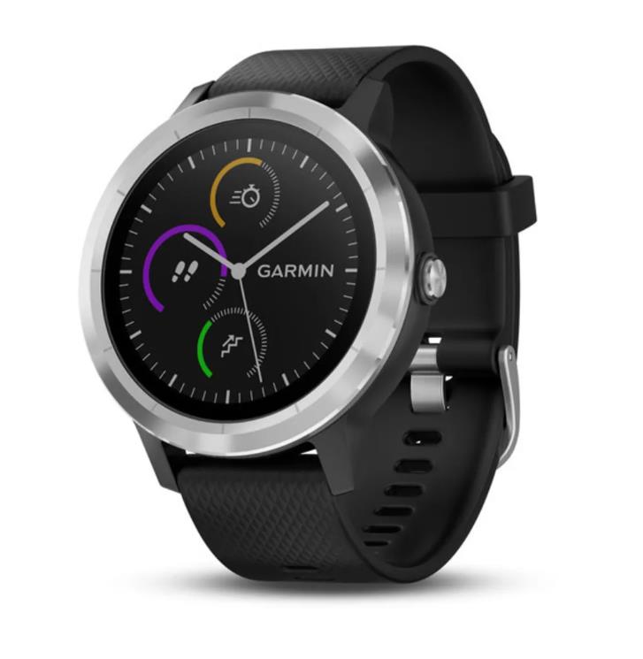 Demo Vivoactive 3, E.EU, Blk/Blk Silicone, Stainless Steel