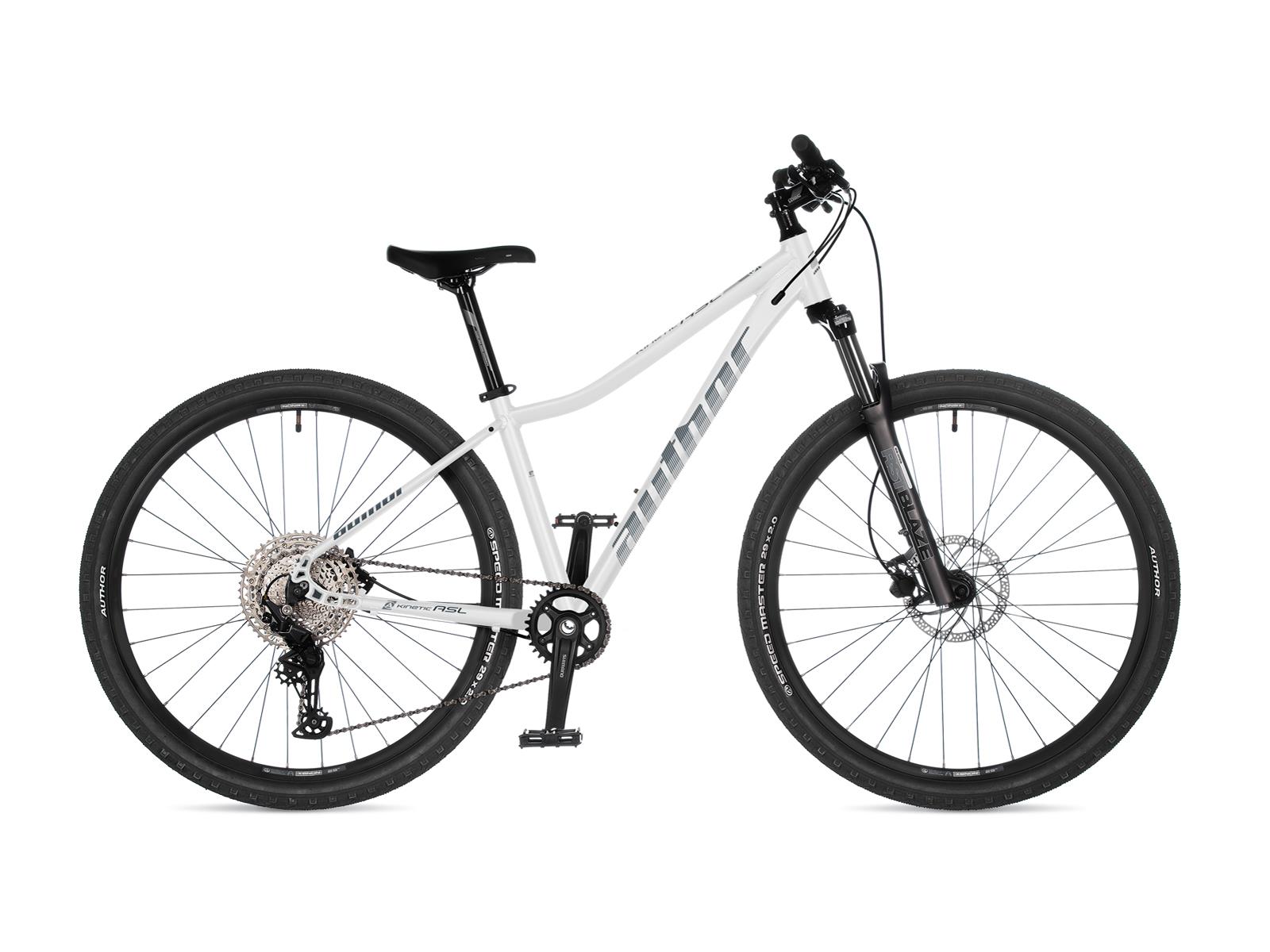 Author Kinetic ASL 27.5 Extreme White/Ritual Silver 14''