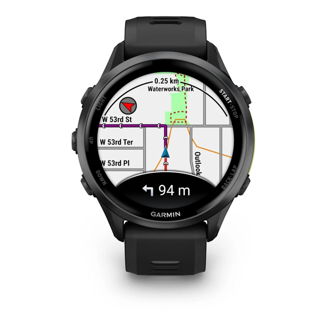 Garmin Forerunner 970 smartwatch, titanium gray