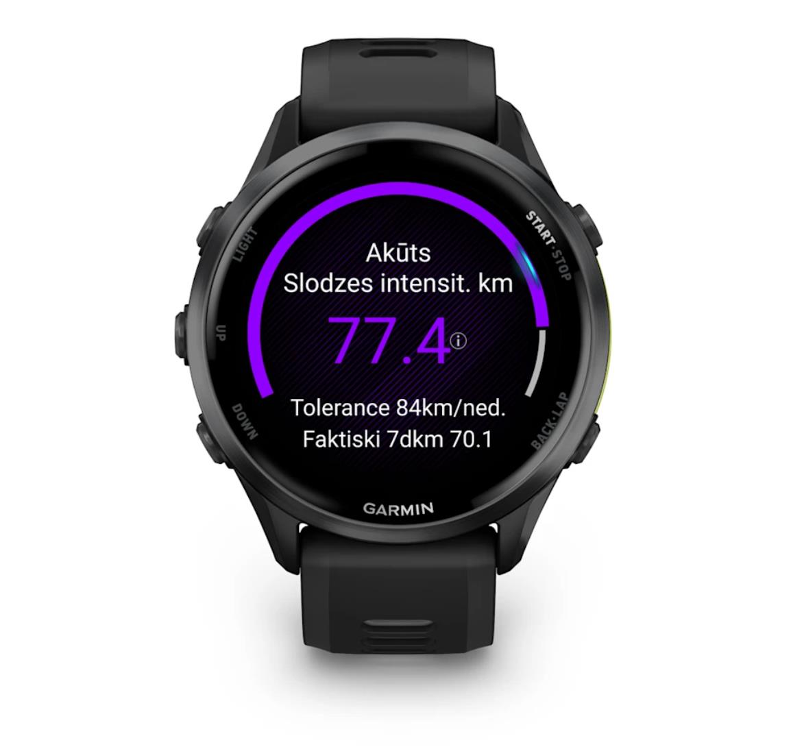 Garmin Forerunner 970 smartwatch, titanium gray