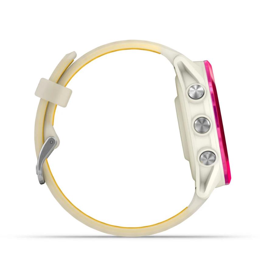 Forerunner 570 - 42mm Raspberry Aluminium with Bone/Mango Band