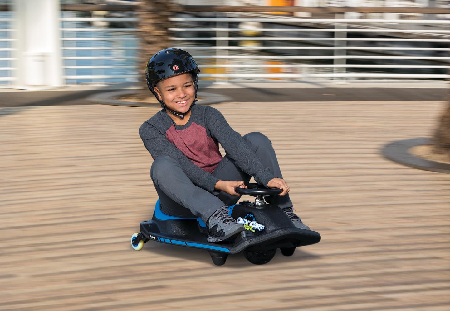 Razor Crazy Cart Shift elektrinis drifto kartingas, Mėlynas, 12V