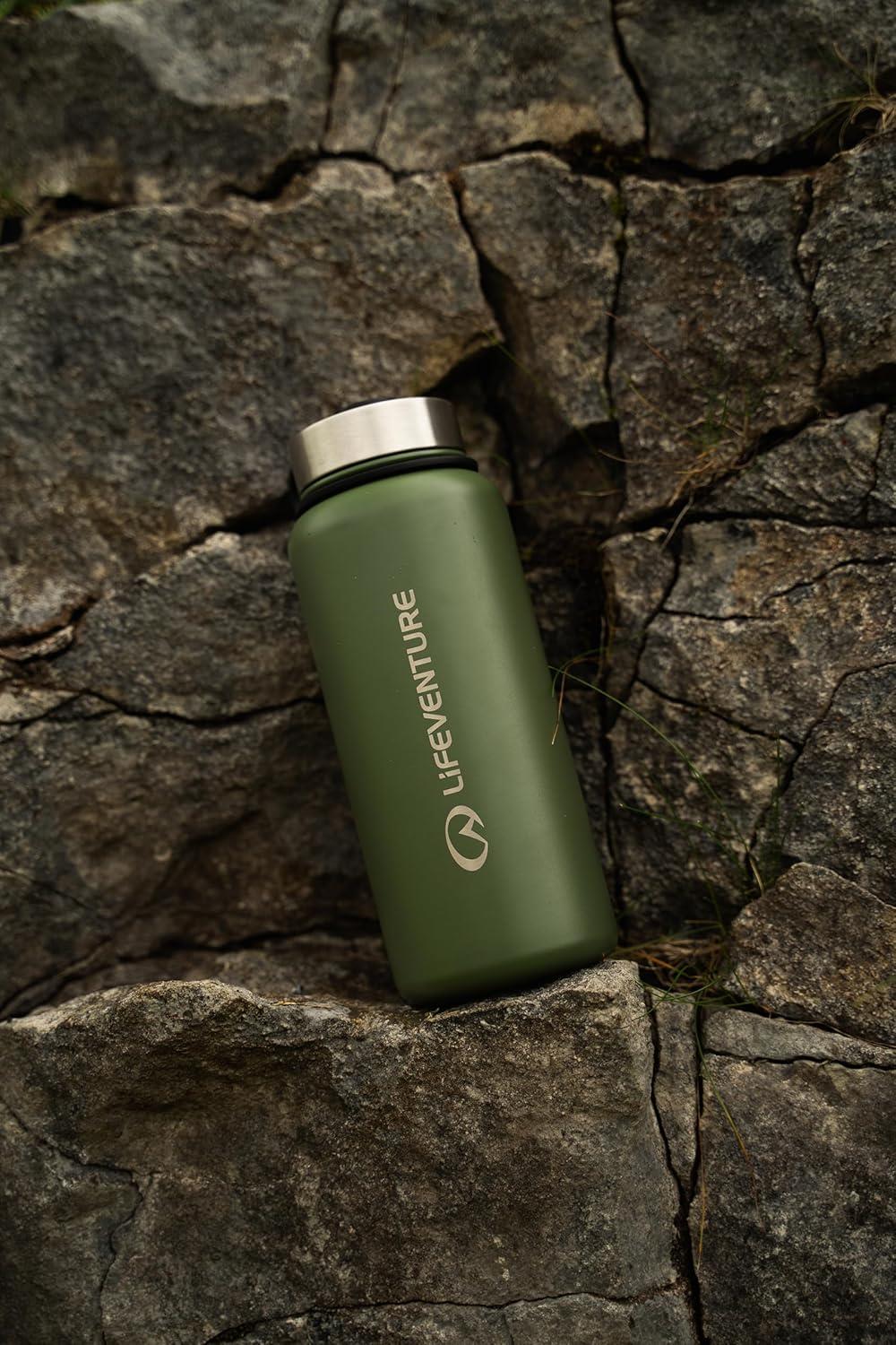 Lifeventure 1 l vaakumflask, Khaki