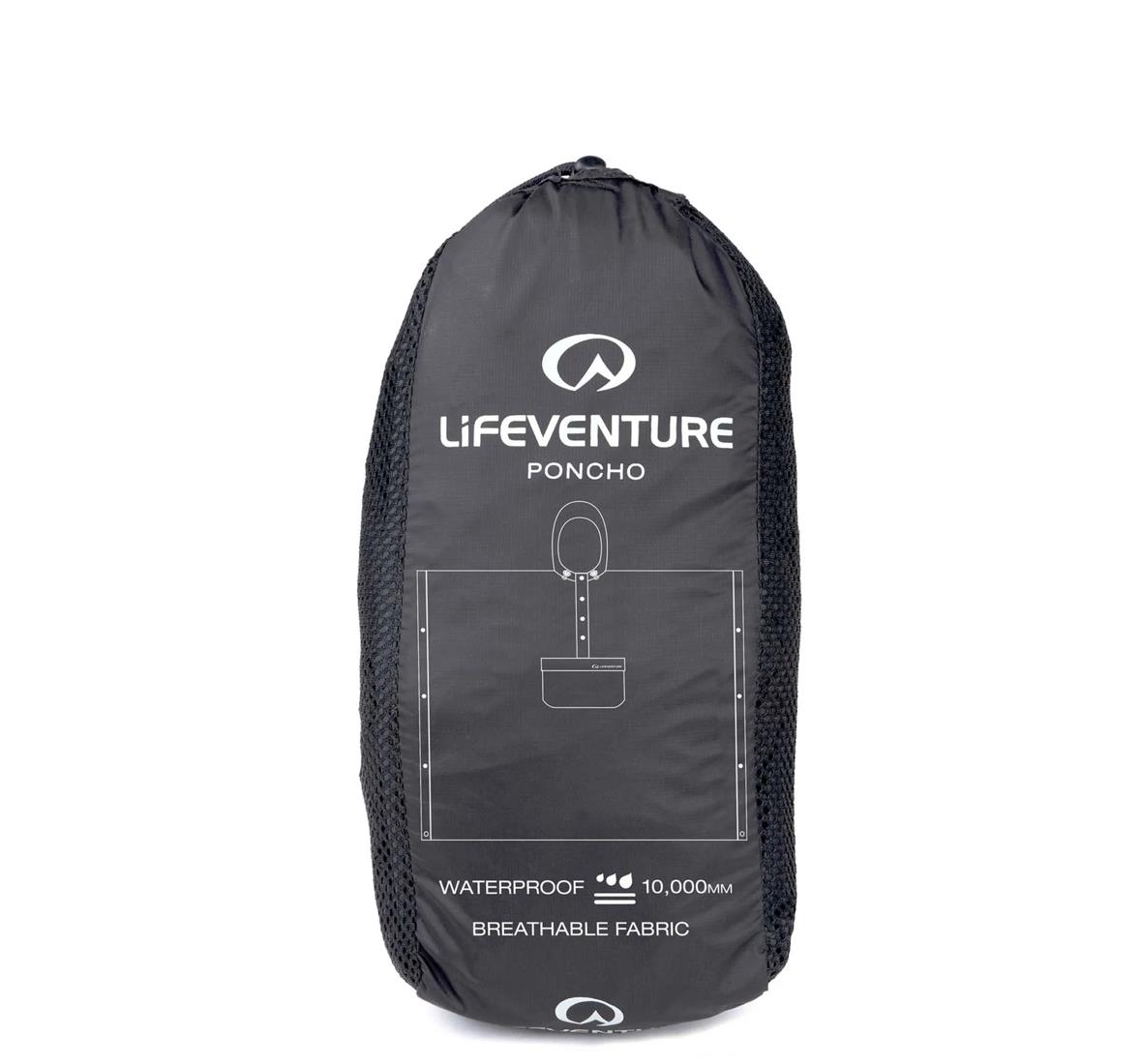 Lifeventure Poncho, Black