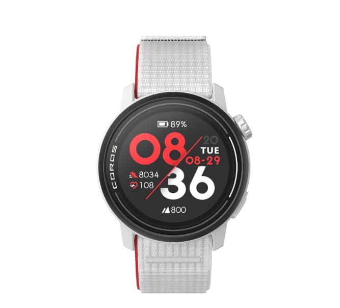 COROS PACE 3 Спортивные GPS-часы, Белые, с нейлоновым ремешком