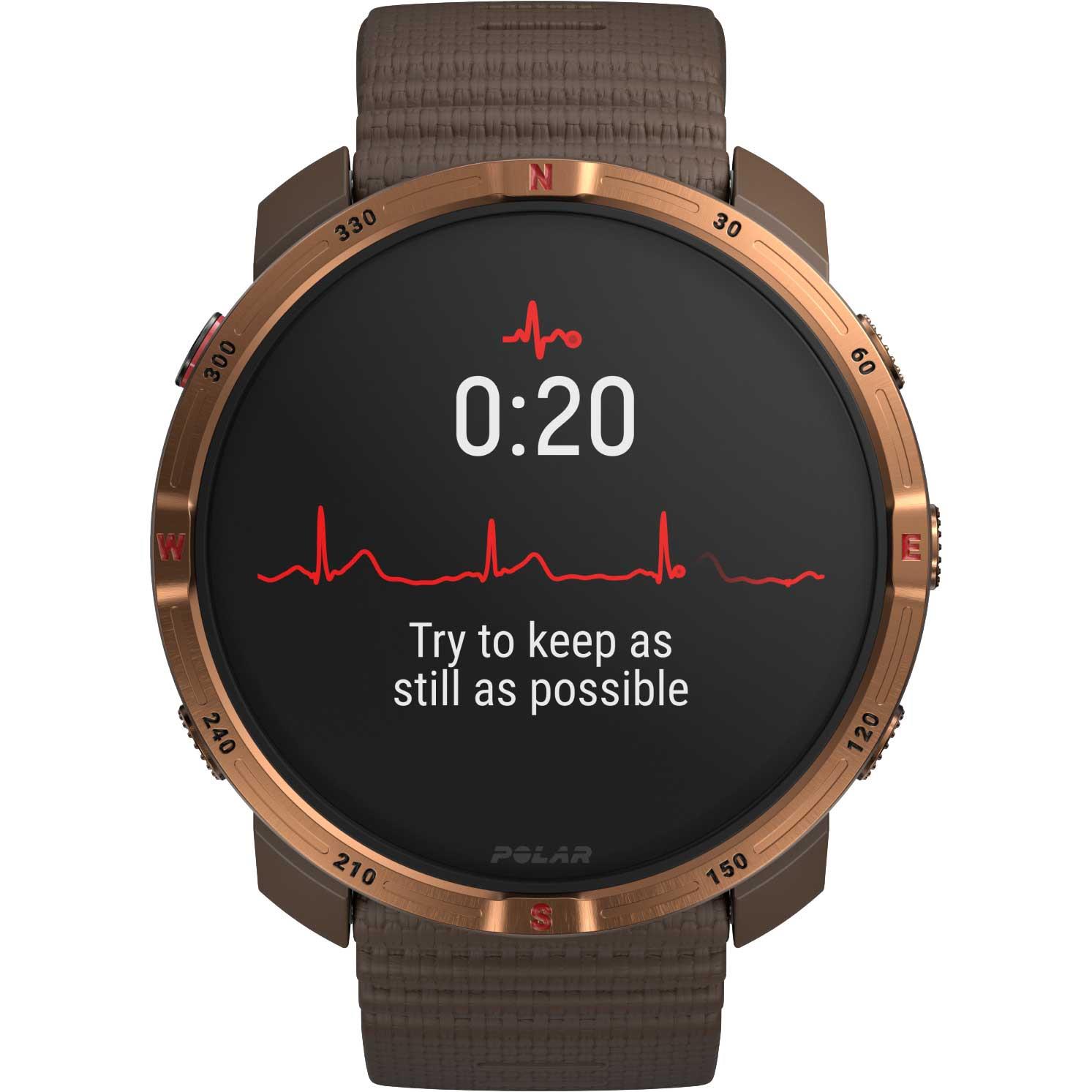 POLAR Grit X2 smartwatch, brown, S-L