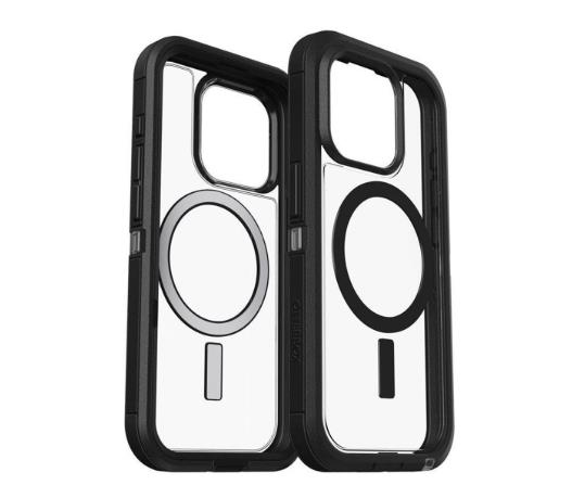 OtterBox Defender XT vāciņš, Apple iPhone 15 Pro, caurspīdīgs/melns