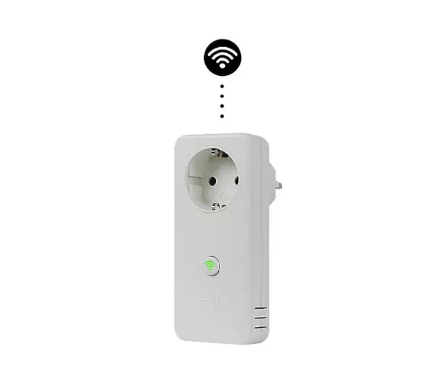 MILL TERMOSTATE WIFI3 розетка, Bluetooth, белый