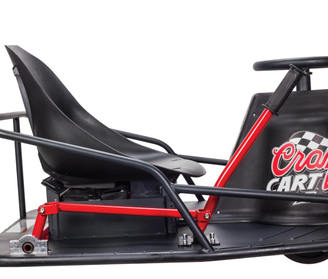 Электрический дрифт-карт Razor Crazy Cart XL Pro, литиевая батарея, черный