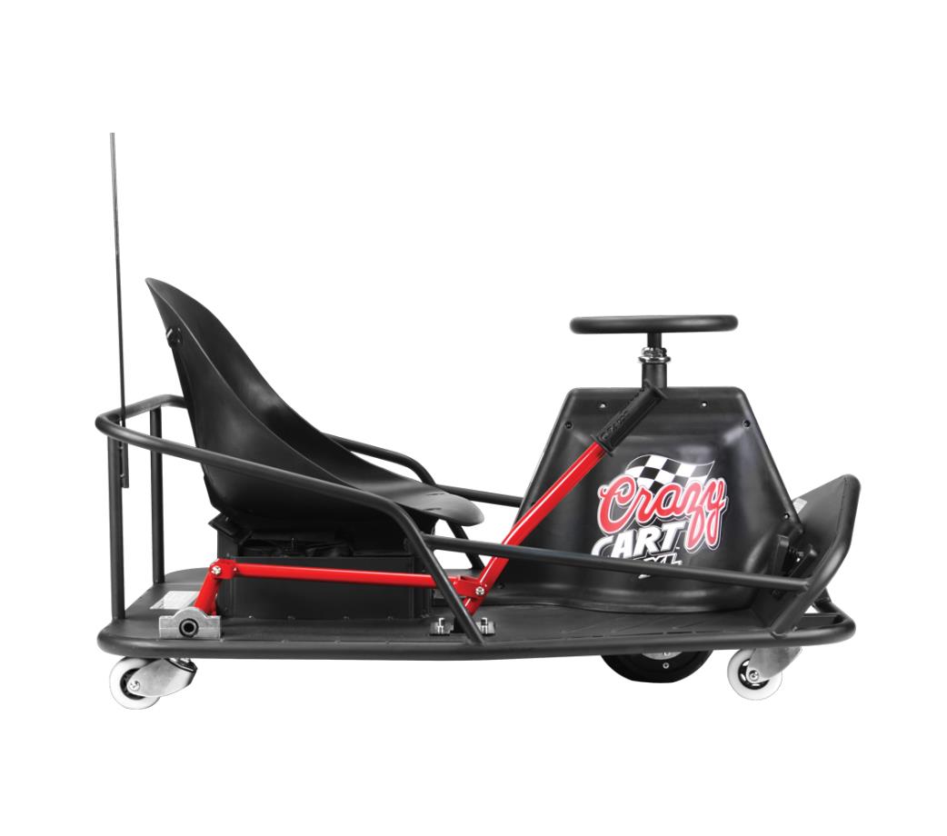 Электрический дрифт-карт Razor Crazy Cart XL Pro, литиевая батарея, черный