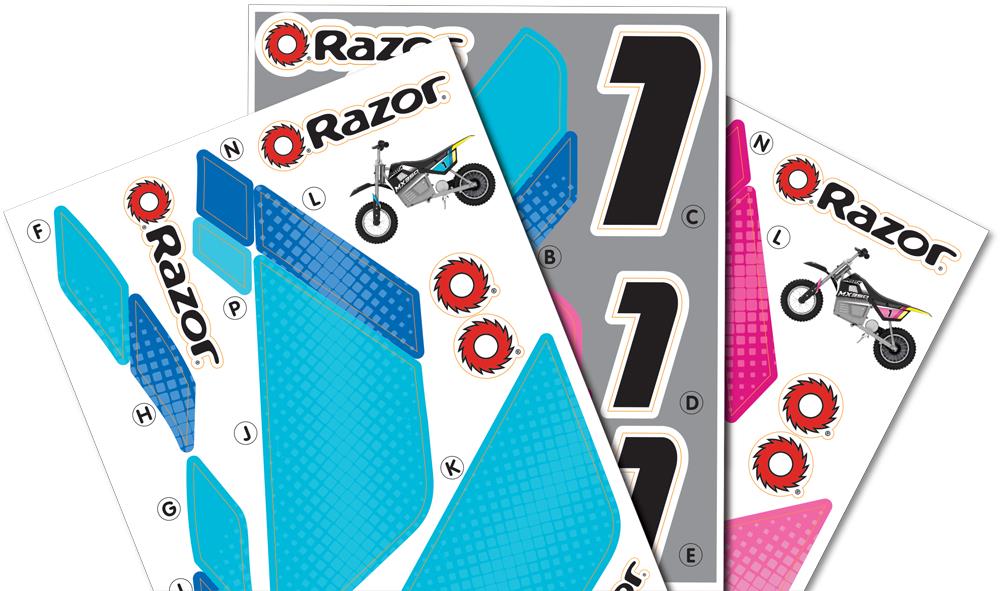 Razor MX350 +DECALS EU BLK Lithium