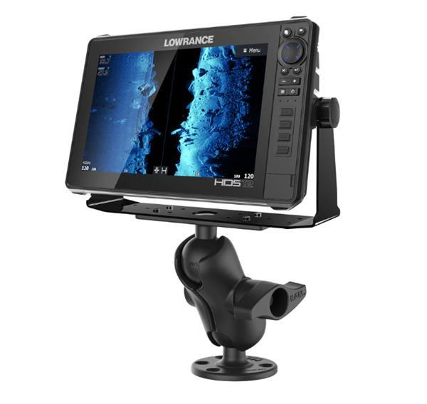 RAM 6.25X2 PLATE W D BALL SHORT ARM BASE