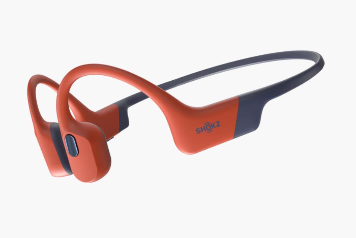 Shokz OpenSwim Pro ujumiskõrvaklapid luukondensatsioonitehnoloogiaga, USB-C, punane