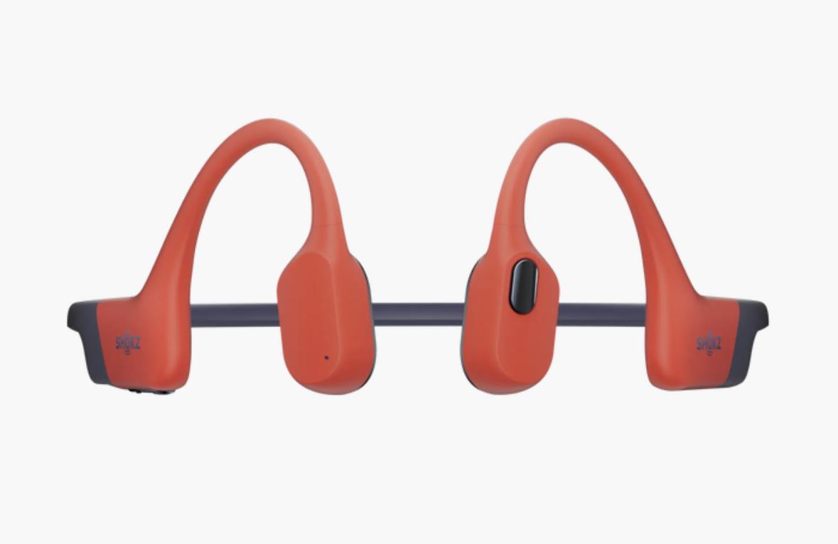 Shokz OpenSwim Pro Bone conduction headphones for swimming, USB-C, Red
