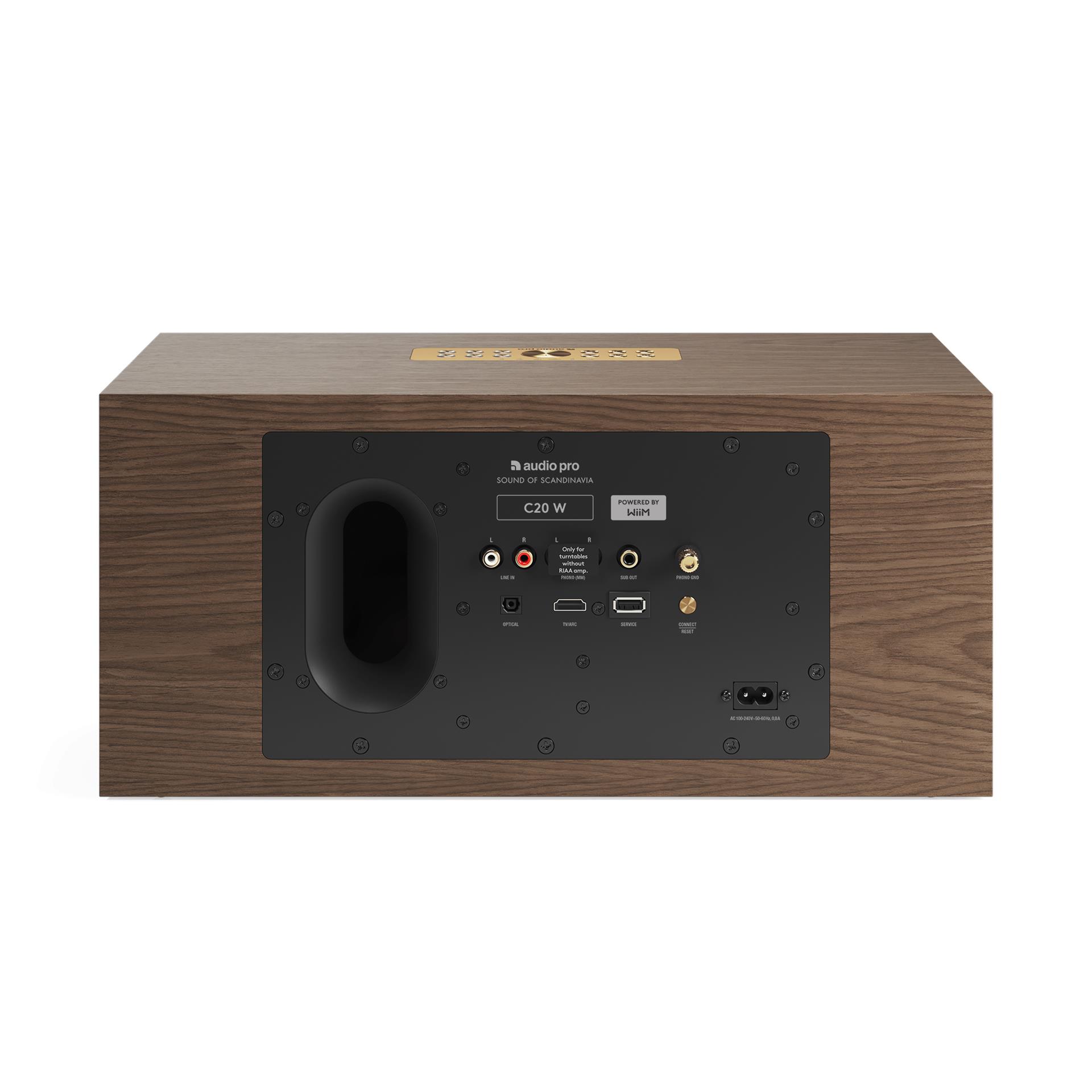 Акустическая система Audio Pro C20 WiiM, орех