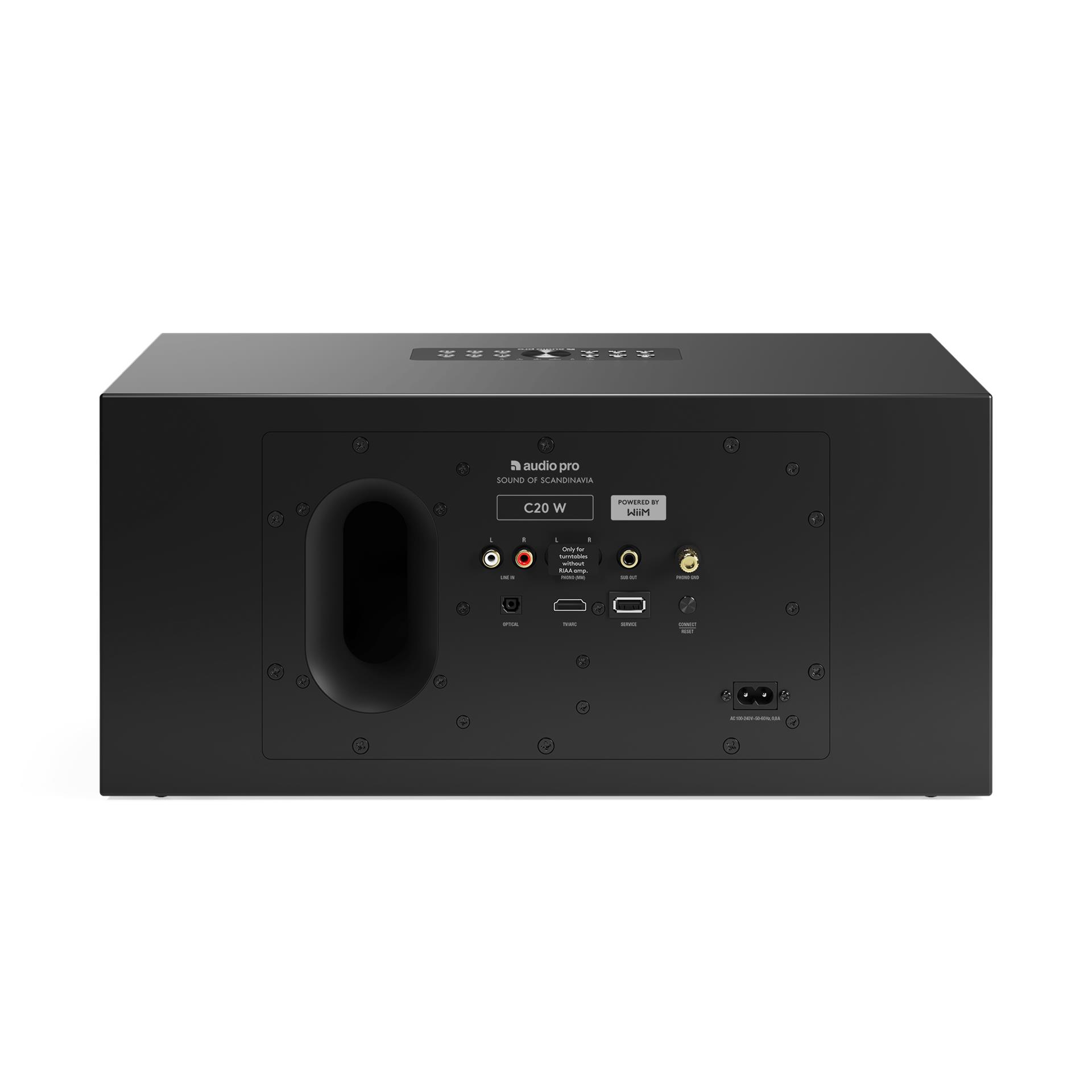 Акустическая система Audio Pro C20 WiiM, черная
