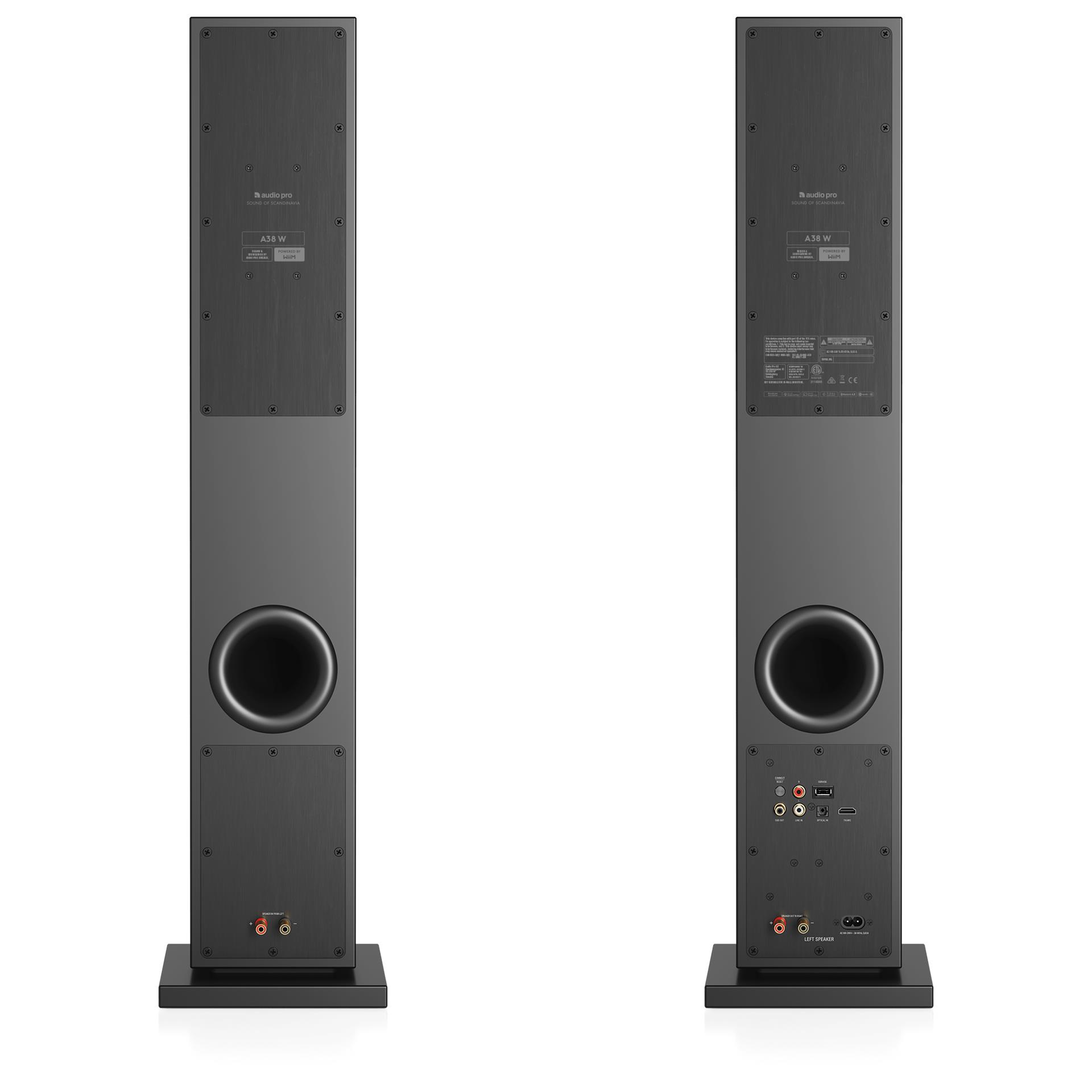 Акустическая система Audio Pro A38 WiiM, черная