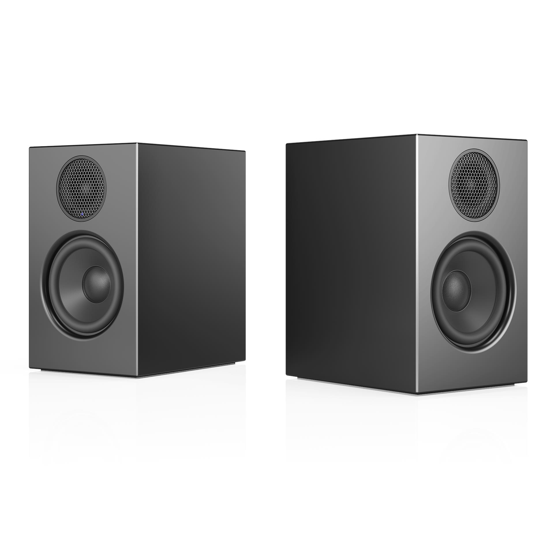 Audio Pro A28 W Powered стереофоническая акустическая система с басовым фазоинвертором, черный