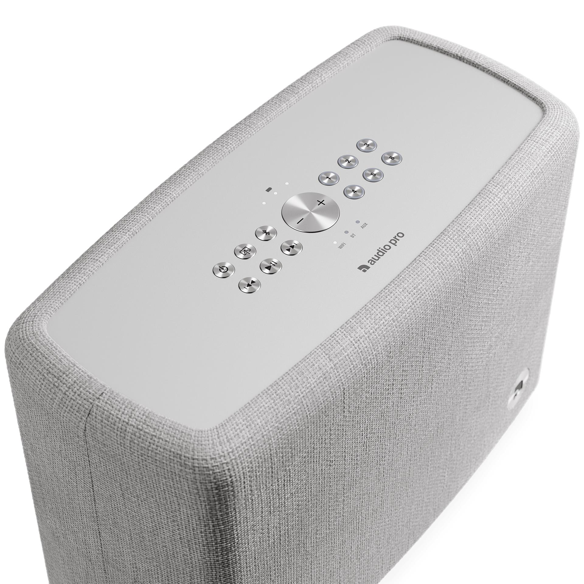 Audio Pro A15 WiiM Мультирумная акустика, светло-серый