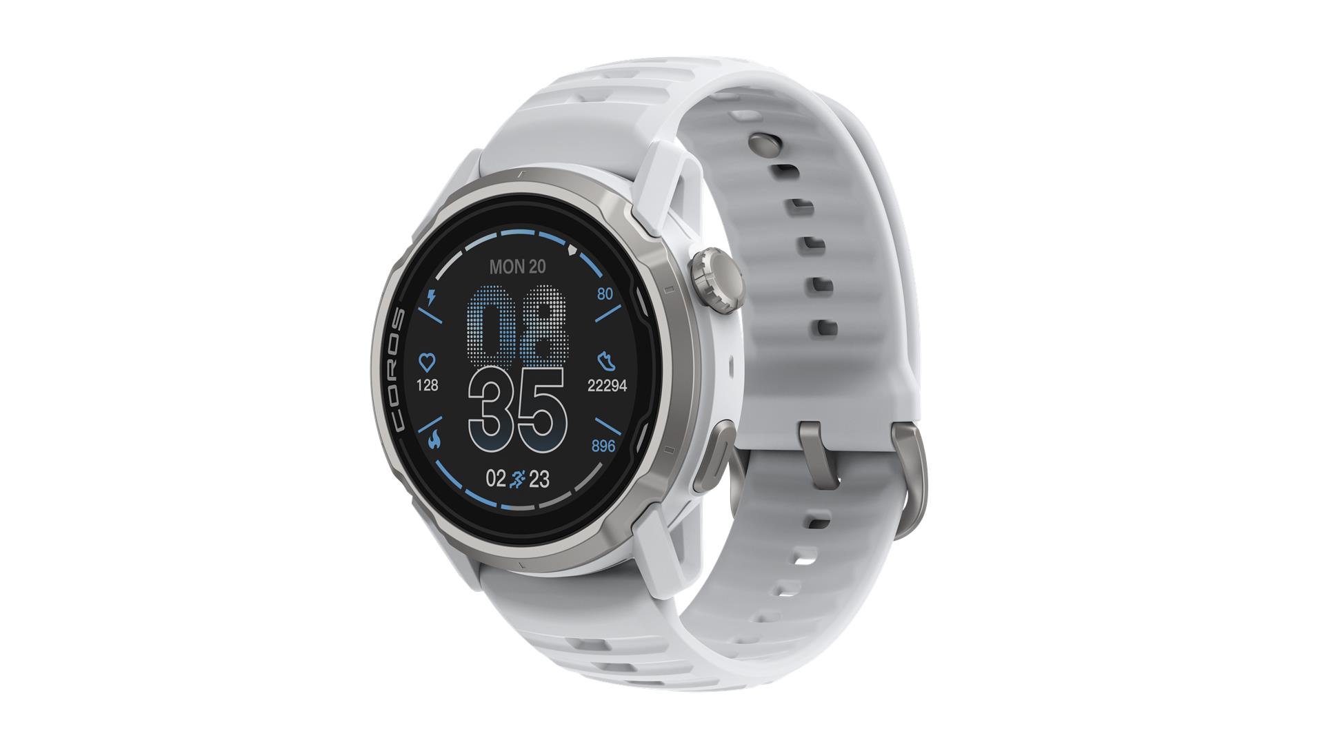 COROS APEX 4 GPS āra pulkstenis, 46 mm, balts