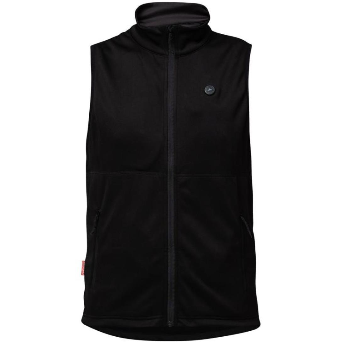 HeatX Heated Fleece Vest Mens M Black
