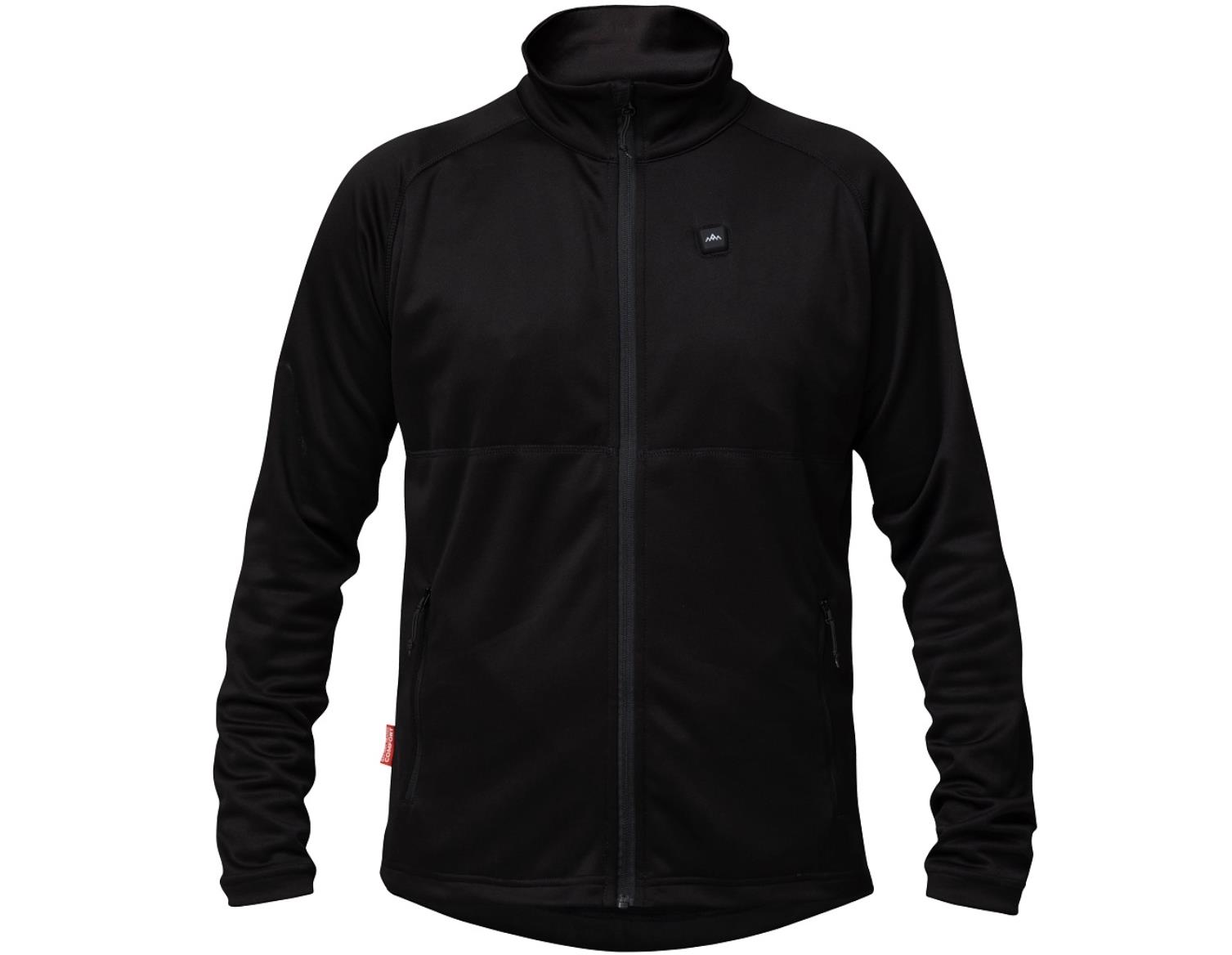 Heatx Heated Fleece Sweater Mens XL Black