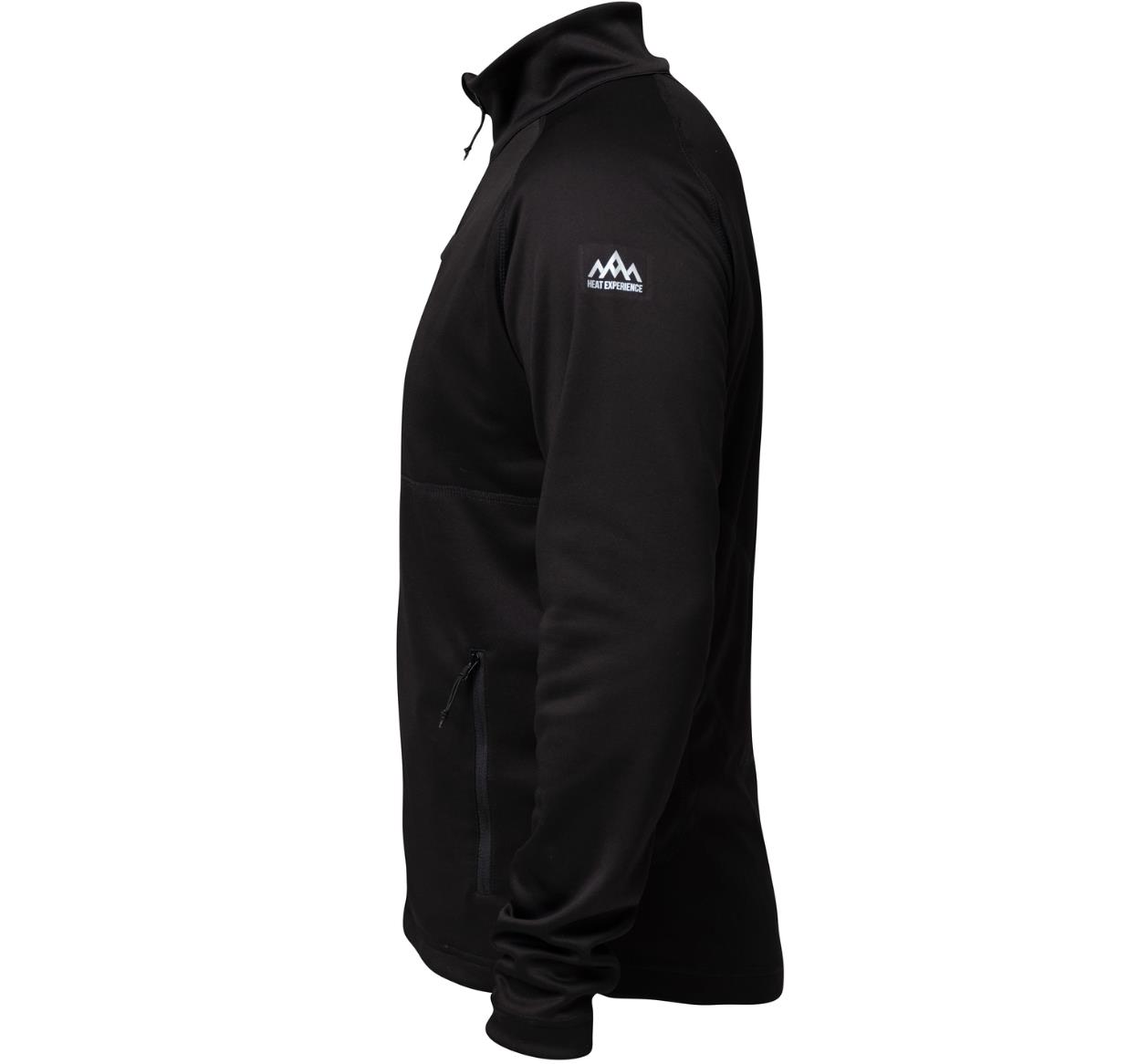 Heatx Heated Fleece Sweater Mens M Black