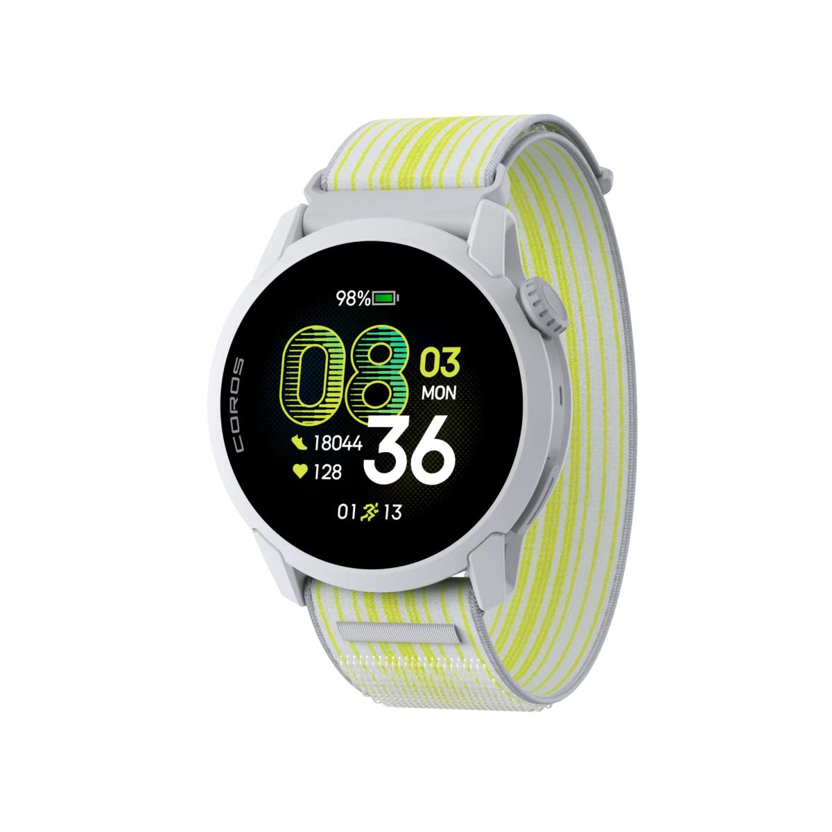 COROS PACE 4 GPS Sport Watch, Nylon, White
