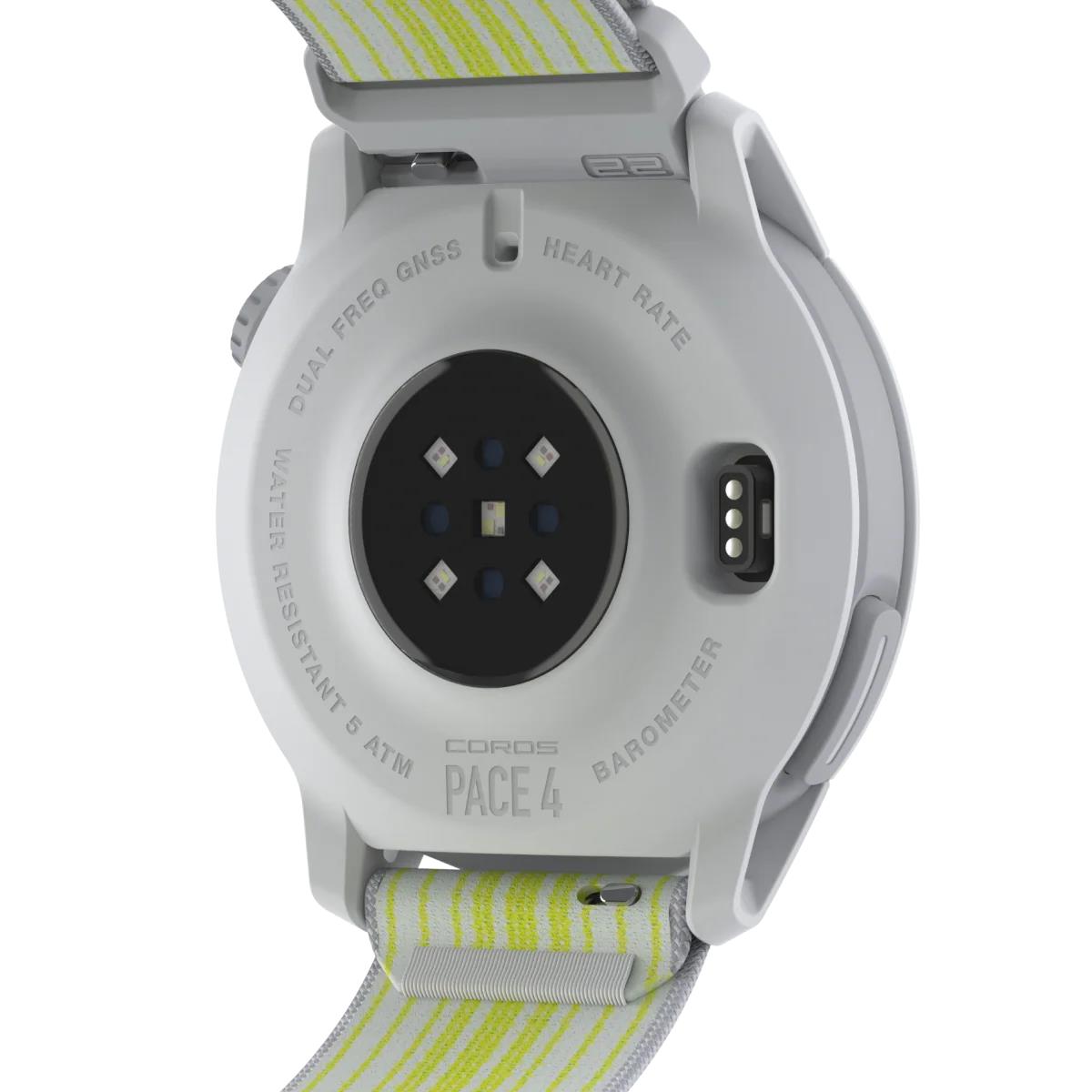 COROS PACE 4 GPS Sport Watch, Nylon, White