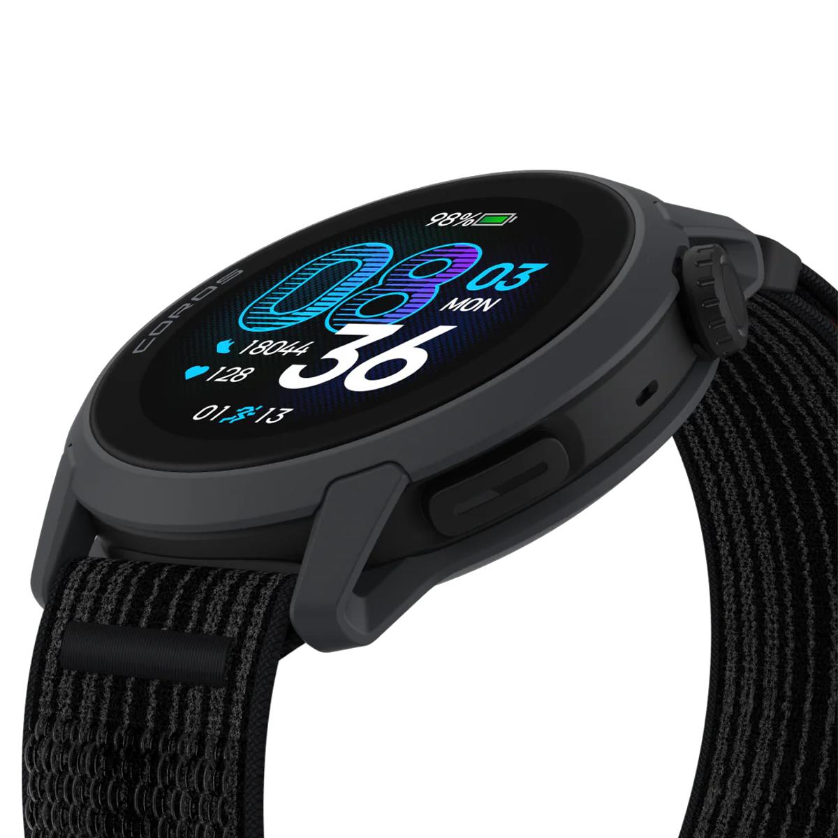 COROS PACE 4 GPS Sport Watch, Nylon, Black