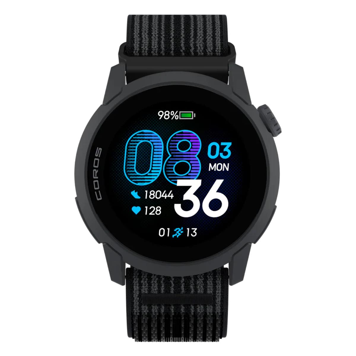 COROS PACE 4 GPS Sport Watch, Nylon, Black